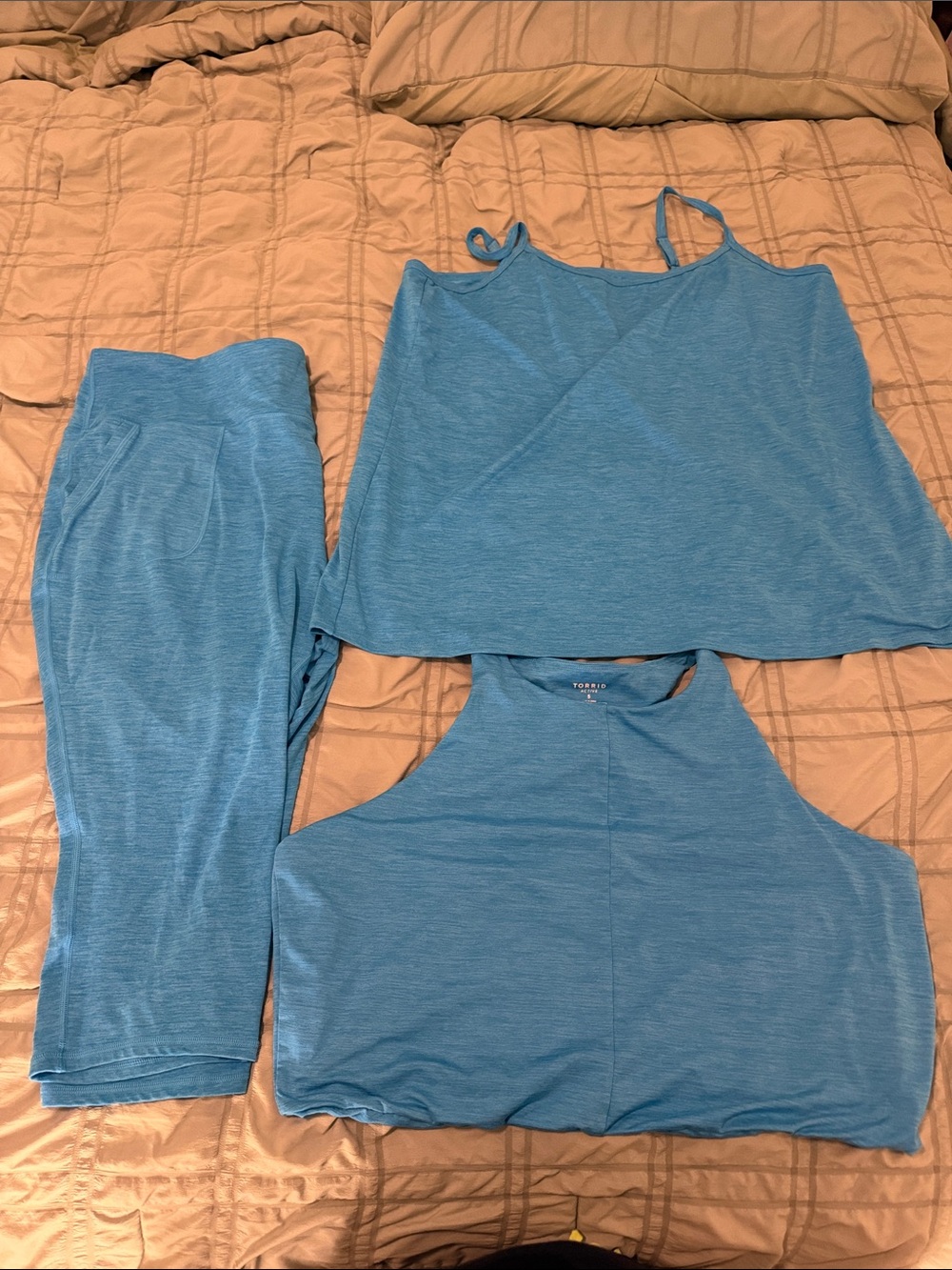 torrid Light Blue Women's Workout Jogger Set